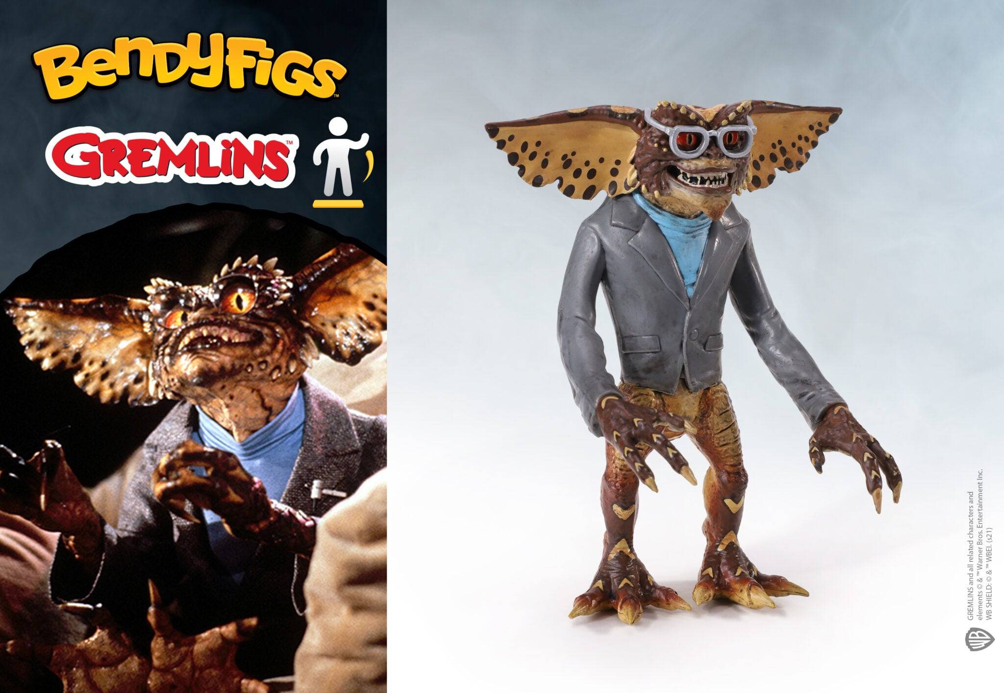 Gremlins Bendable Figure Brain - Olleke Wizarding Shop Amsterdam Brugge London