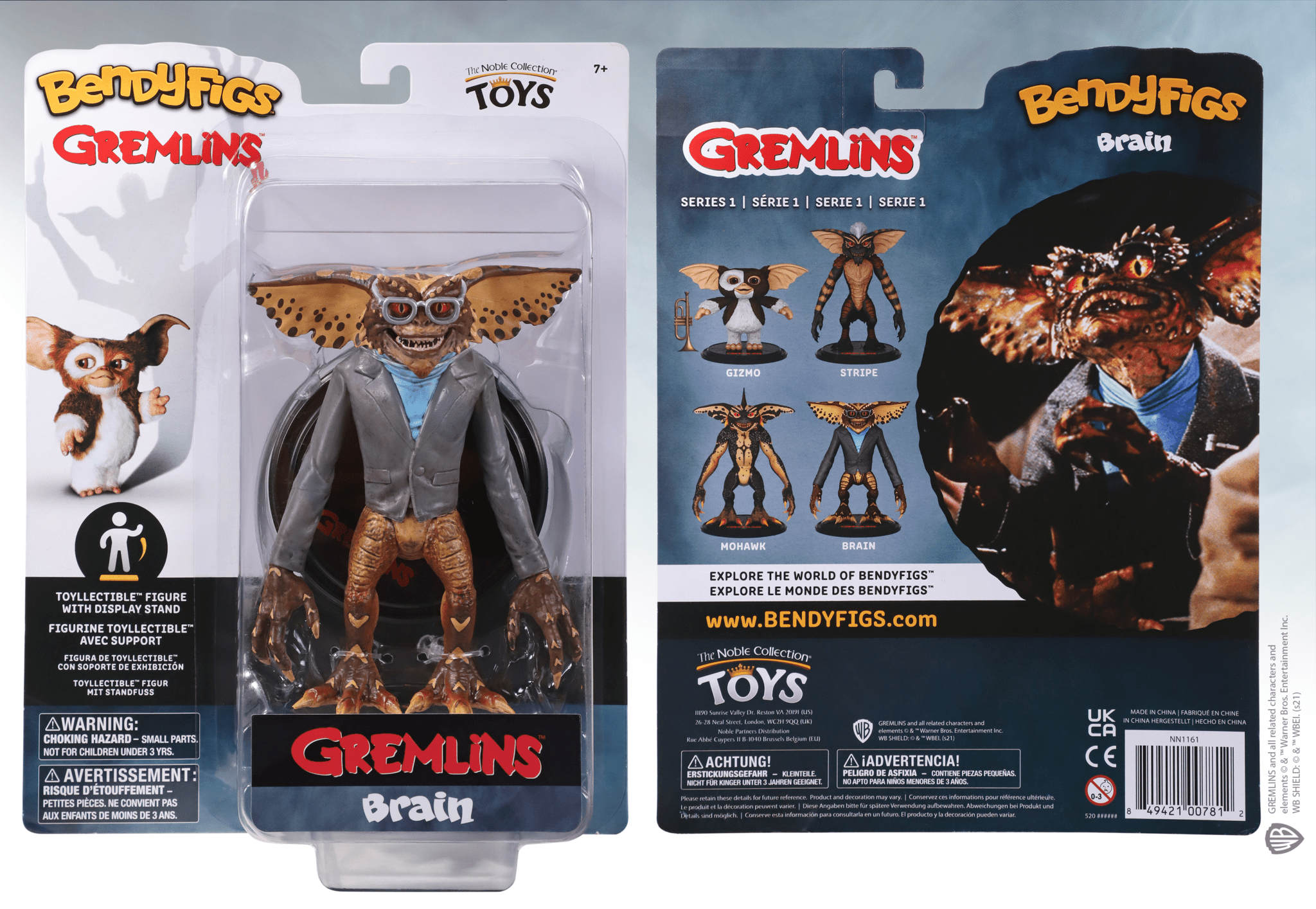 Gremlins Bendable Figure Brain - Olleke Wizarding Shop Amsterdam Brugge London