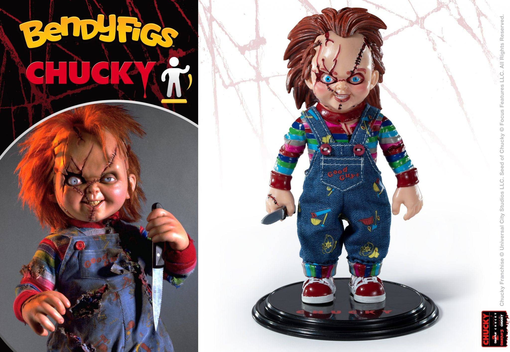 Chucky Bendable Figure - Olleke Wizarding Shop Amsterdam Brugge London