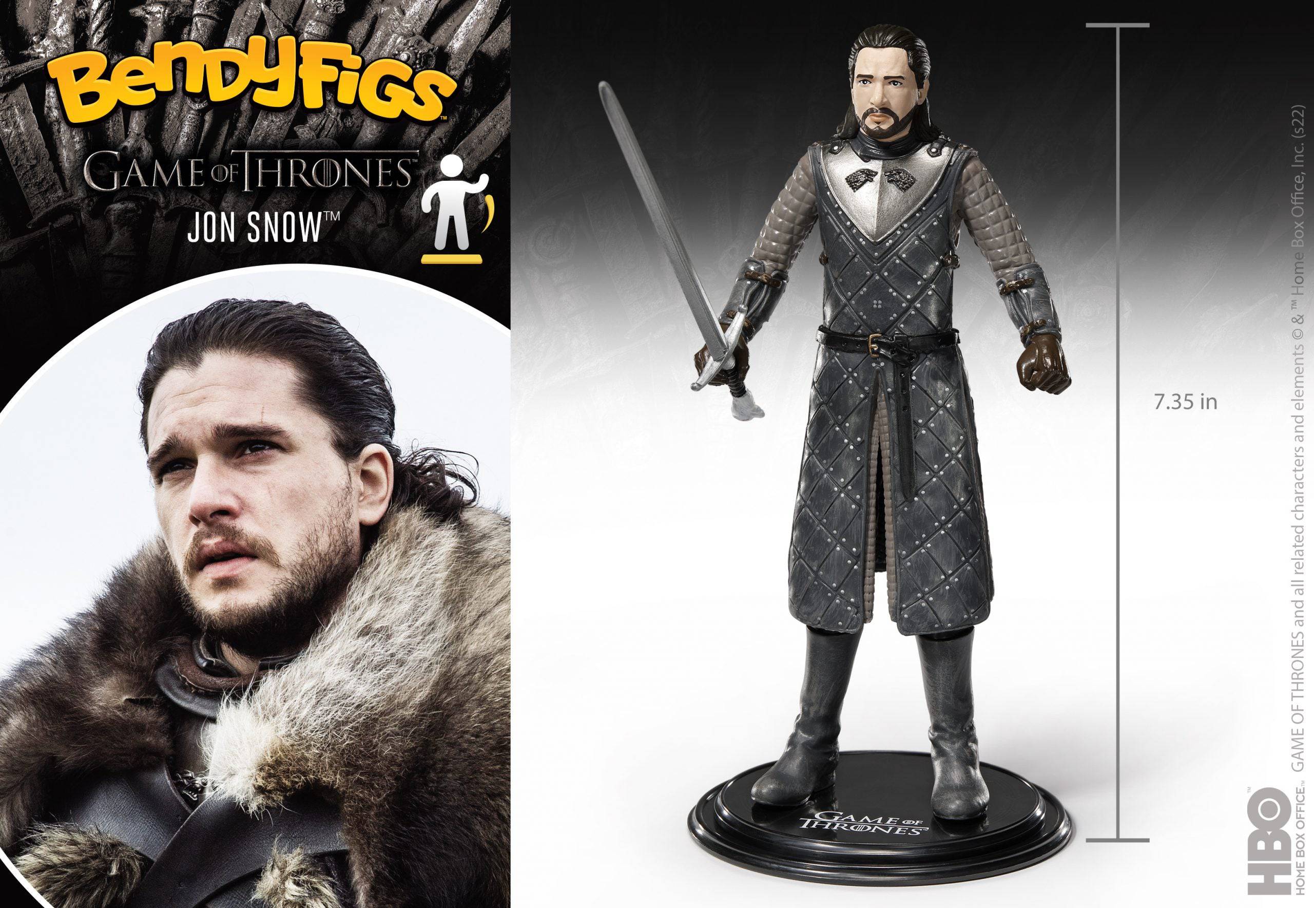 Game of Thrones Bendable Figure Jon Snow - Olleke Wizarding Shop Amsterdam Brugge London