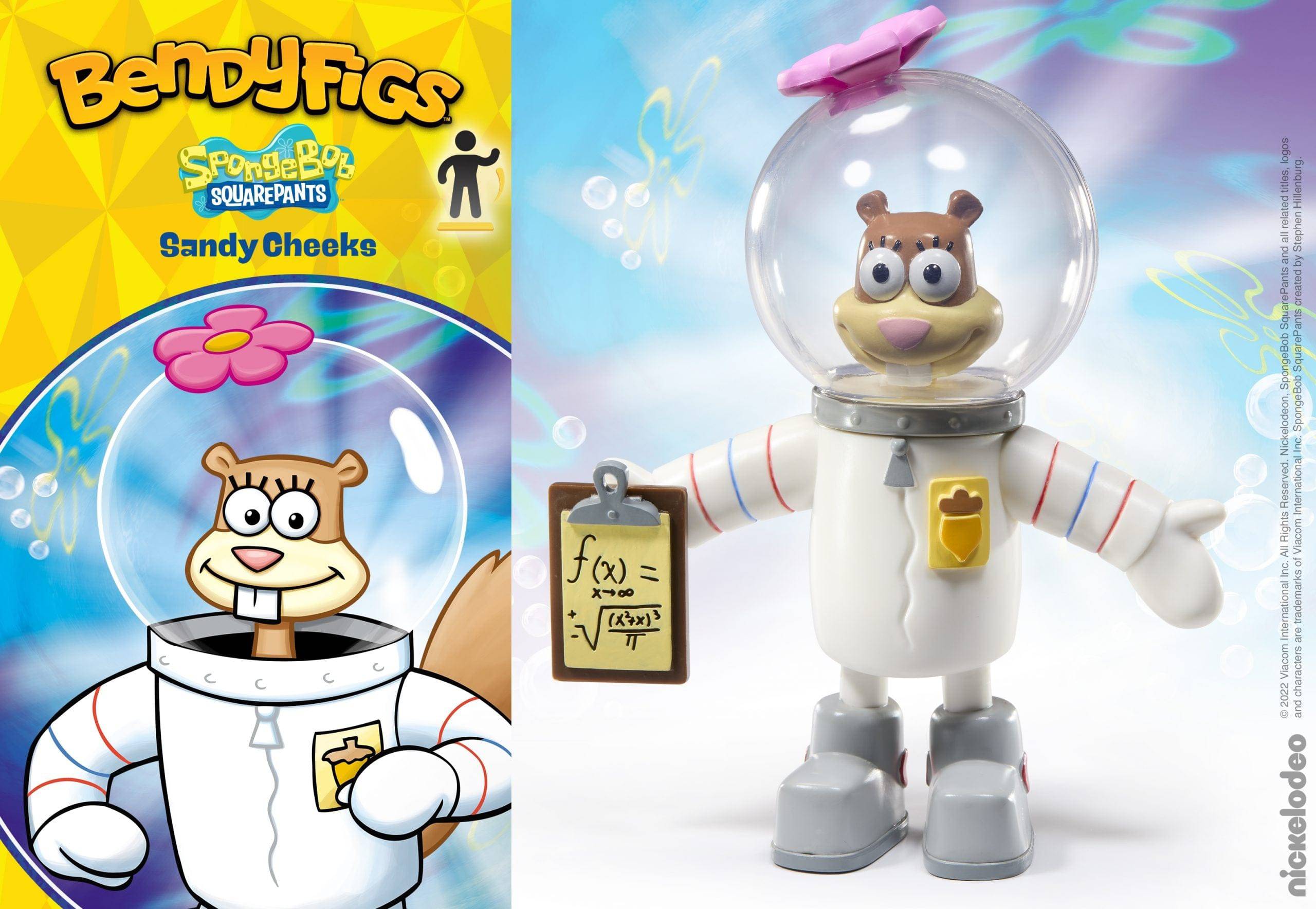 Spongebob Bendable Figure Sandy Cheeks - Olleke Wizarding Shop Amsterdam Brugge London