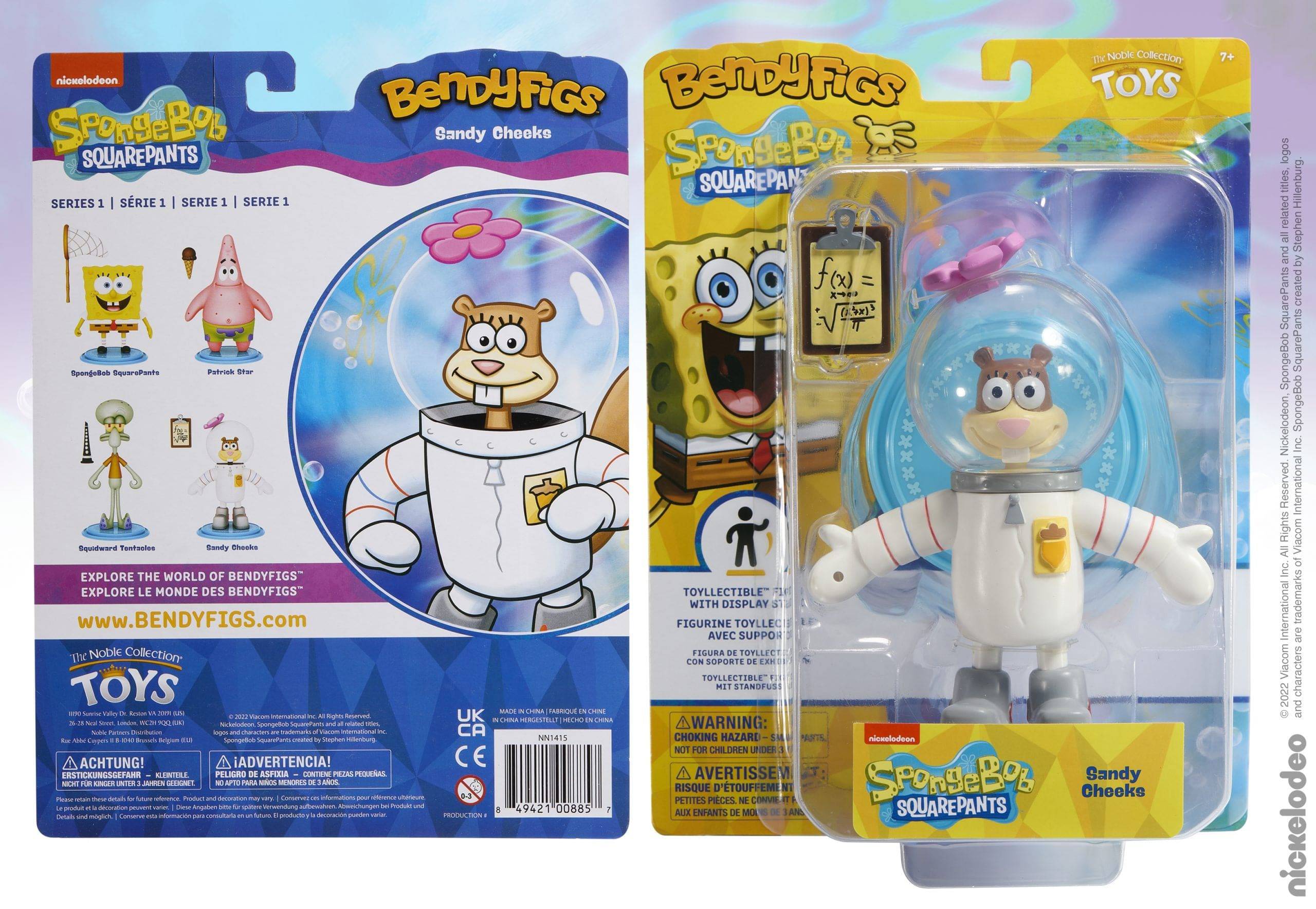 Spongebob Bendable Figure Sandy Cheeks - Olleke Wizarding Shop Amsterdam Brugge London