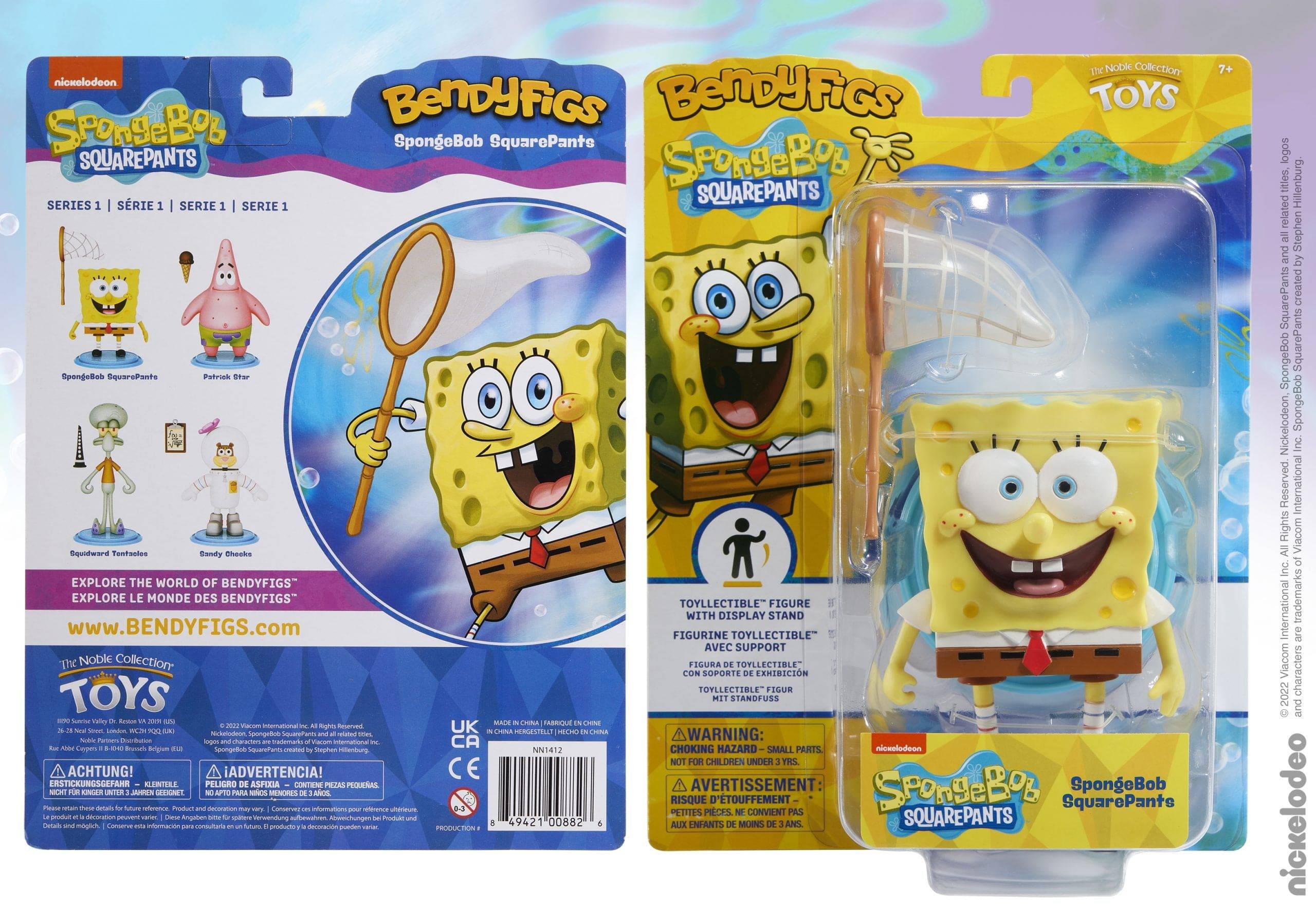 Spongebob Bendable Figure SpongeBob SquarePants - Olleke Wizarding Shop Amsterdam Brugge London