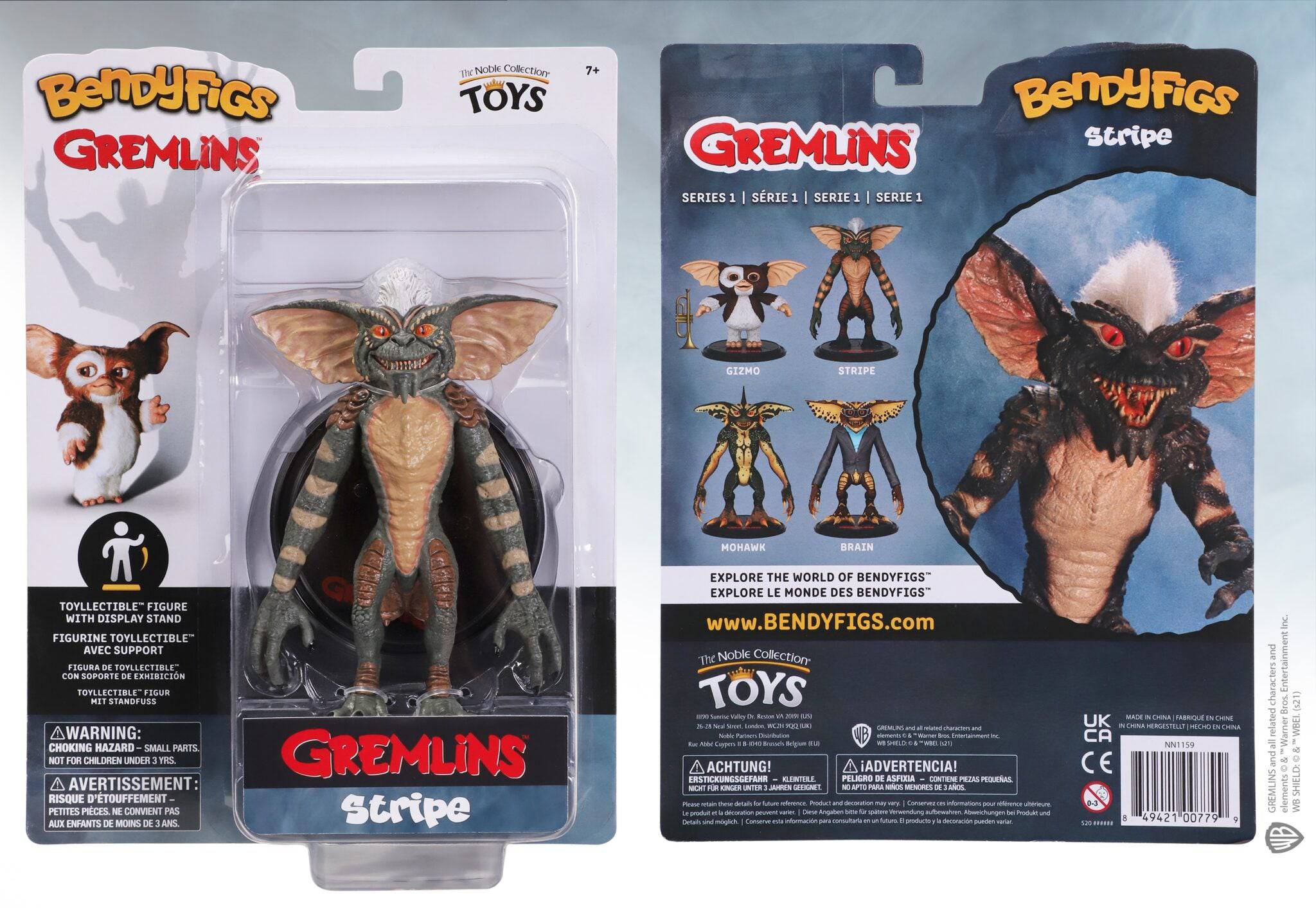 Gremlins Bendable Figure Stripe - Olleke Wizarding Shop Amsterdam Brugge London