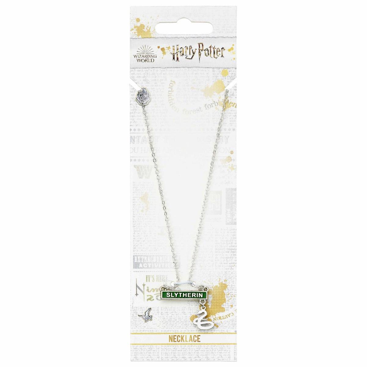 Harry Potter Slytherin Bar Necklace - Olleke Wizarding Shop Amsterdam Brugge London