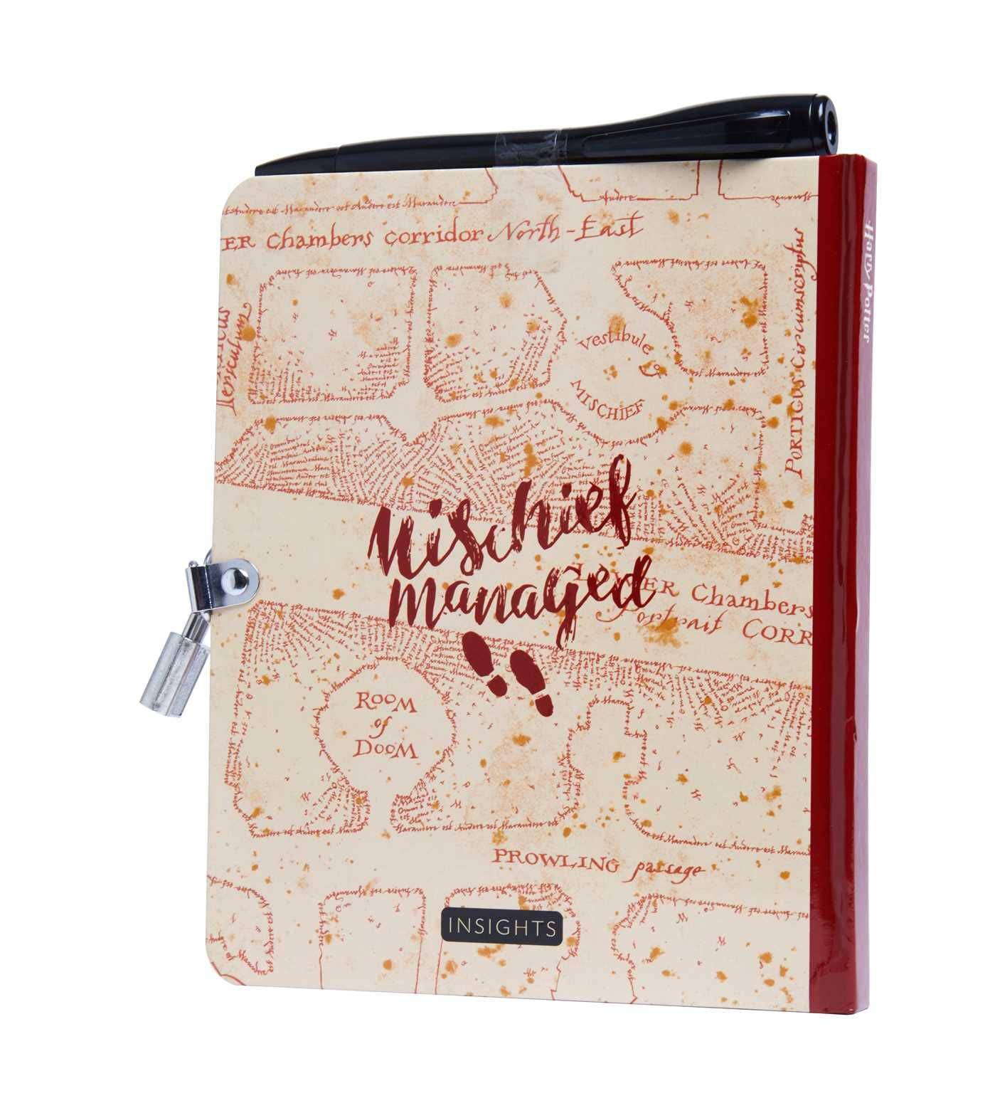 Harry Potter: Marauder's Map Invisible Ink Lock & Key Diary