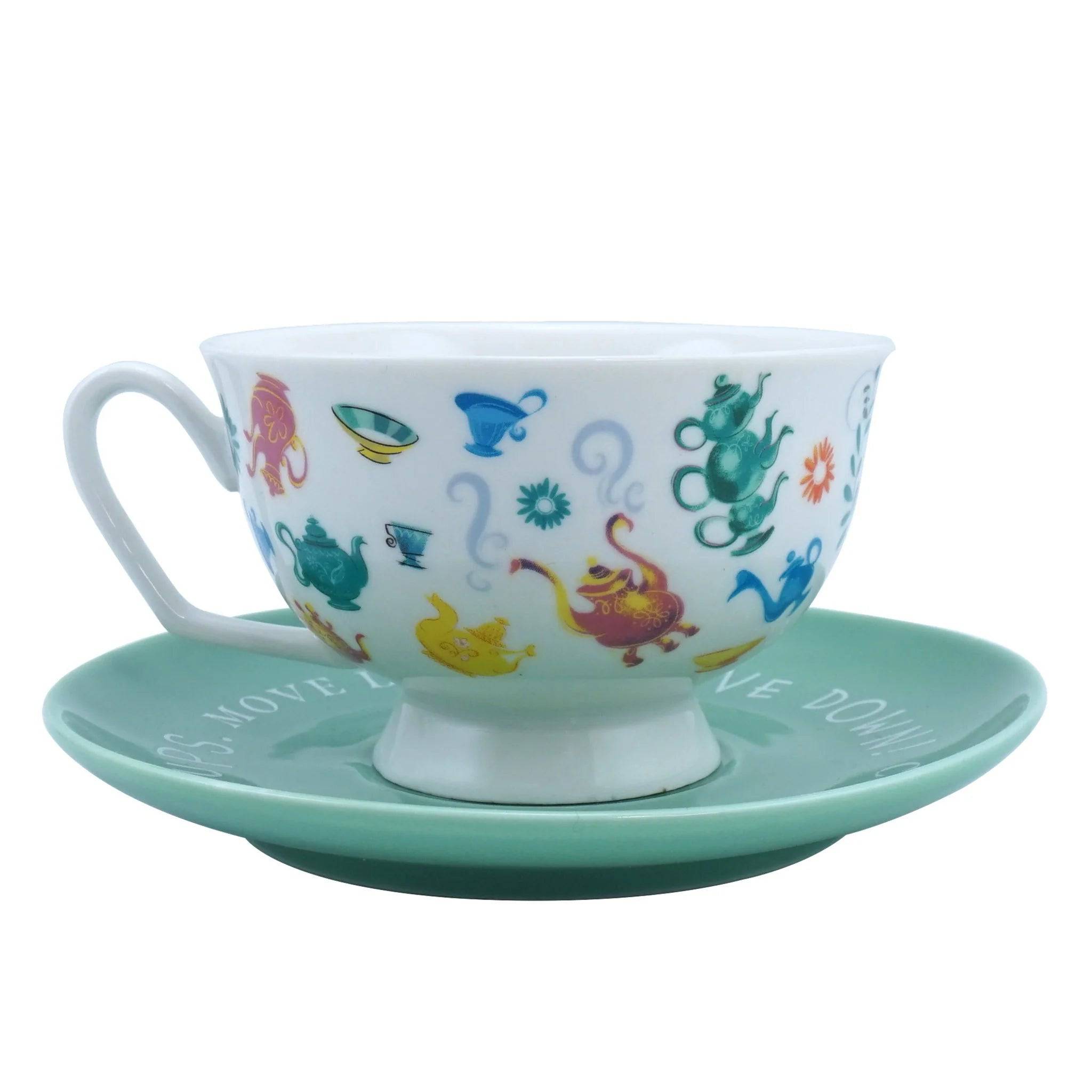 Alice in Wonderland Kop &amp; Schotel Set