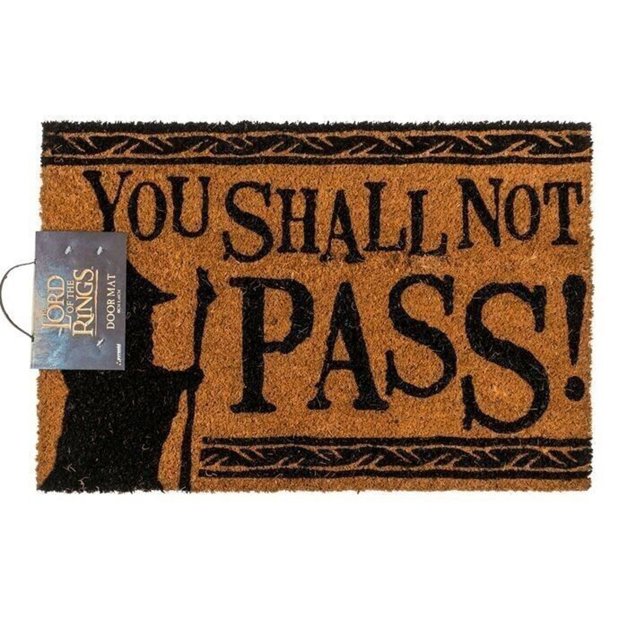 Lord of the Rings Doormat You Shall Not Pass