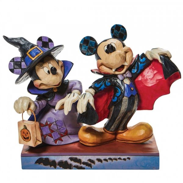 Terrifying Trick-or-Treaters - Mickey and Minnie as a Vampir