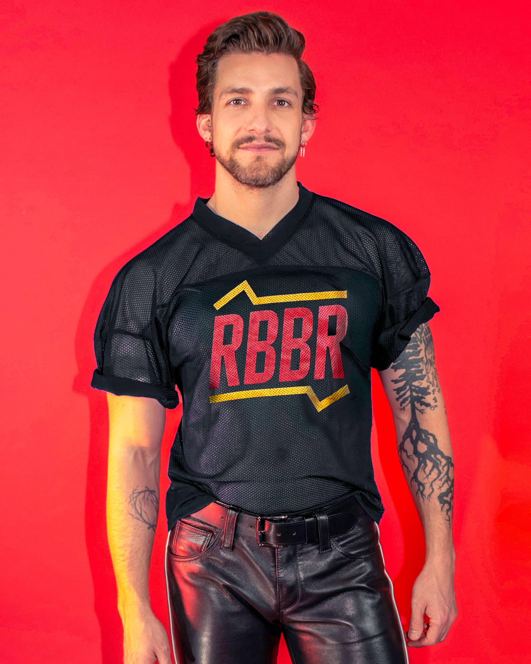 "RBBR" mesh-voetbalshirt: M