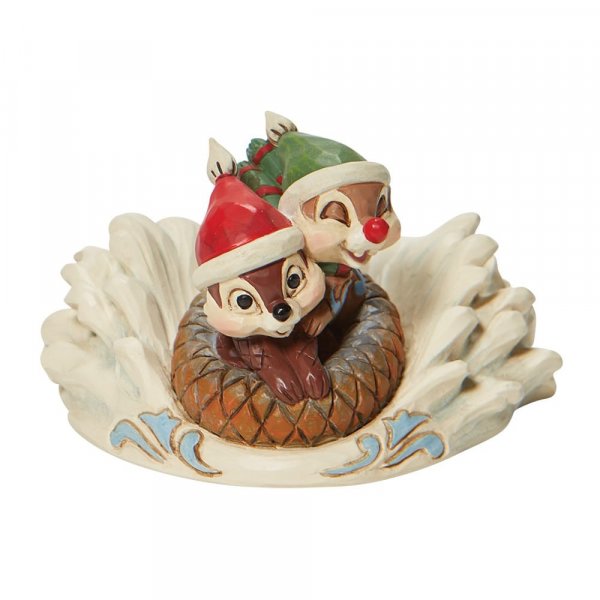 Chip & Dale Sledding Figurine