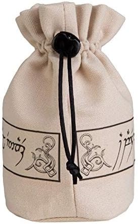 Elvish Beige & black Dice Pouch, Olleke Wizarding Shop Amsterdam Brugge London