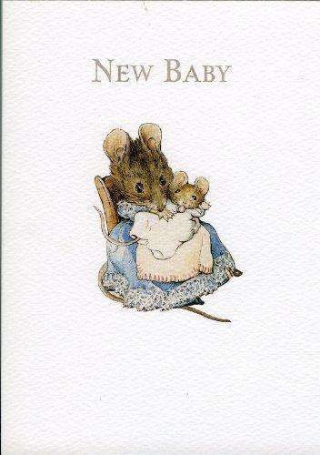 Peter Rabbit Card: Hunca Munca ‘New Baby’ - Olleke Wizarding Shop Amsterdam Brugge London