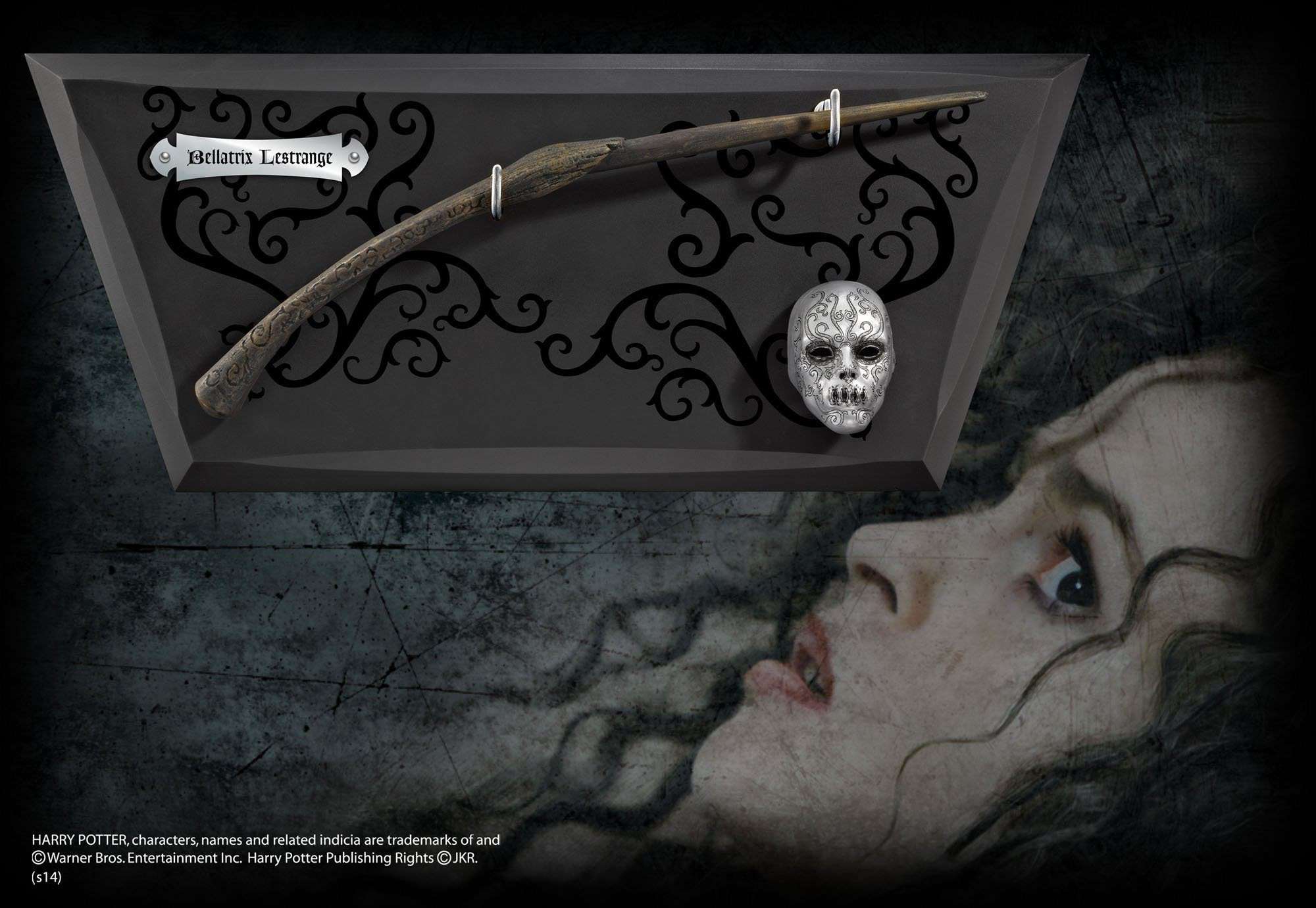 Bellatrix Lestrange’s Wand and Display - Olleke Wizarding Shop Amsterdam Brugge London