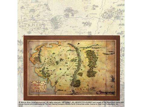 The Map of Middle Earth - Olleke Wizarding Shop Amsterdam Brugge London