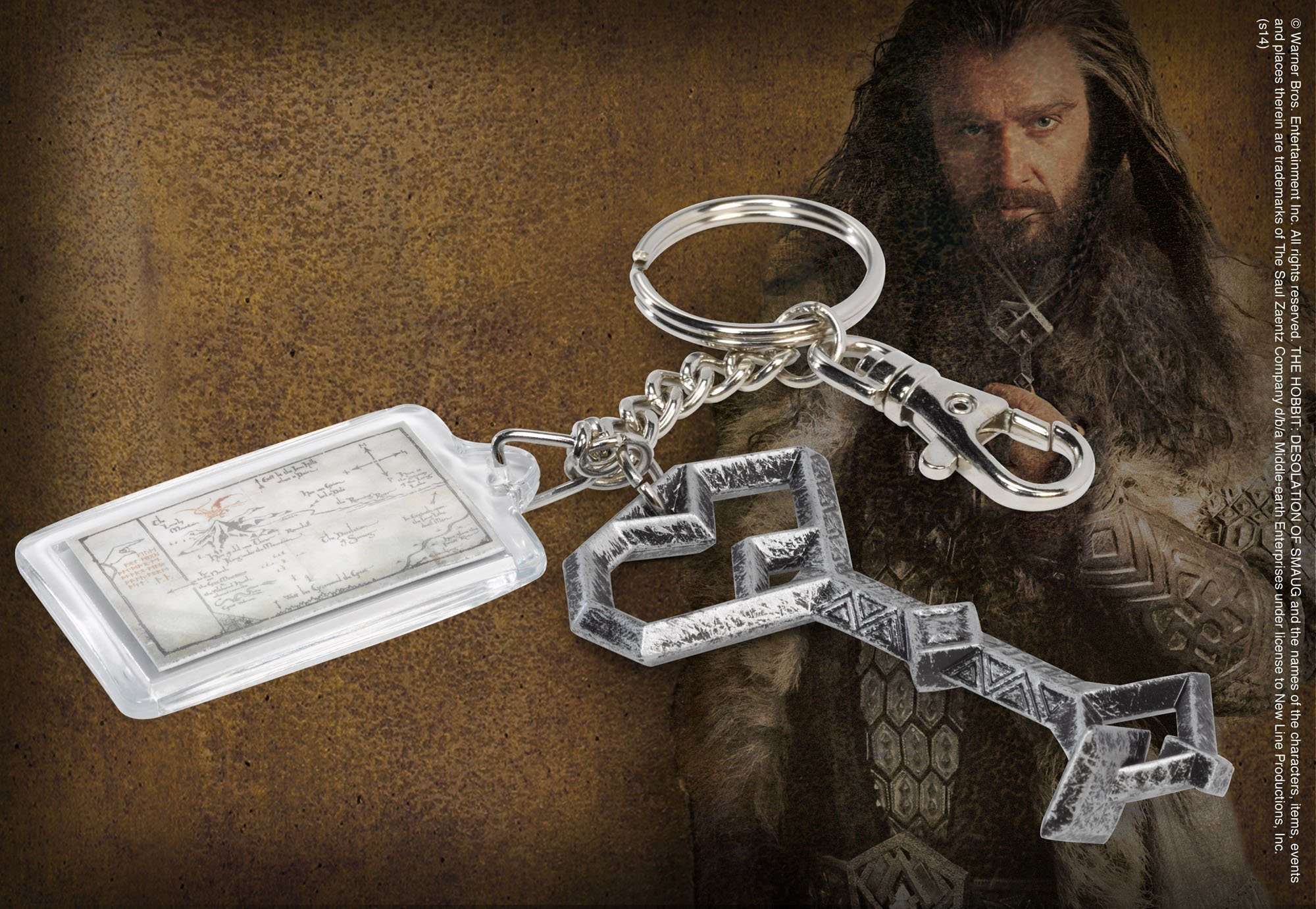 Thorin Key Keychain - Olleke Wizarding Shop Amsterdam Brugge London