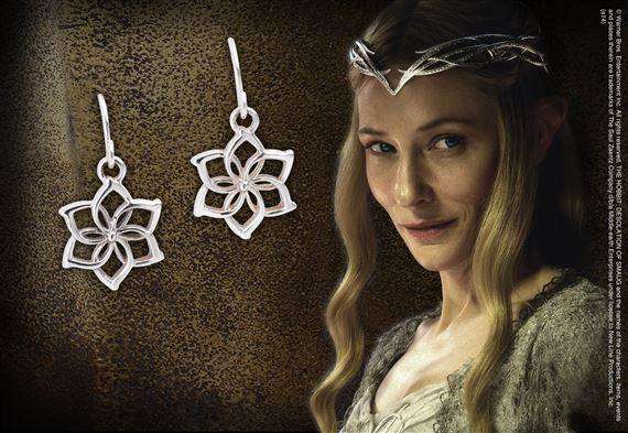 The Hobbit An Unexpected Journey Earrings Galadriel´s Flower (Sterling Silver) - Olleke Wizarding Shop Amsterdam Brugge London