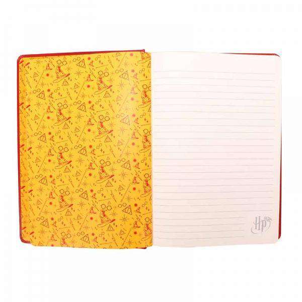 Harry Potter A5 Notebook - Gryffindor Crest - Olleke Wizarding Shop Amsterdam Brugge London