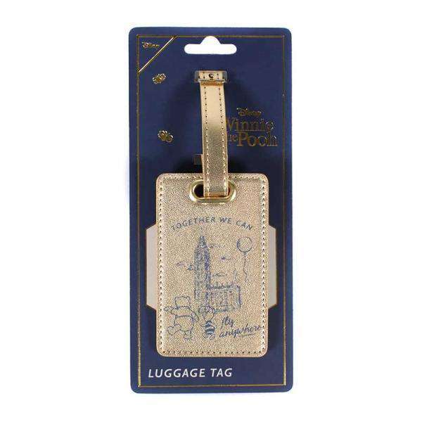 Disney Winnie The Pooh Luggage Tag - Fly Anywhere - Olleke Wizarding Shop Amsterdam Brugge London