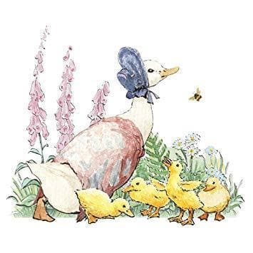 Peter Rabbit Card: Jemima Puddle-duck with Ducklings - Olleke Wizarding Shop Amsterdam Brugge London