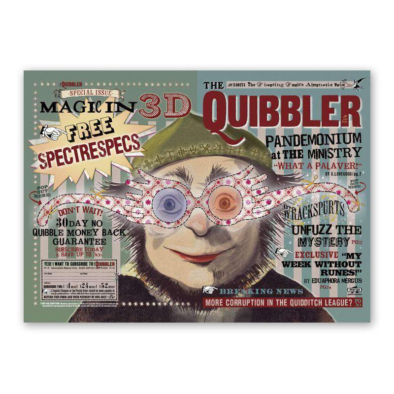 The Quibbler Poster - Olleke Wizarding Shop Amsterdam Brugge London