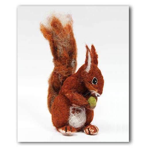 Red Squirrel Greeting Card by Ruth Packham - Olleke Wizarding Shop Amsterdam Brugge London