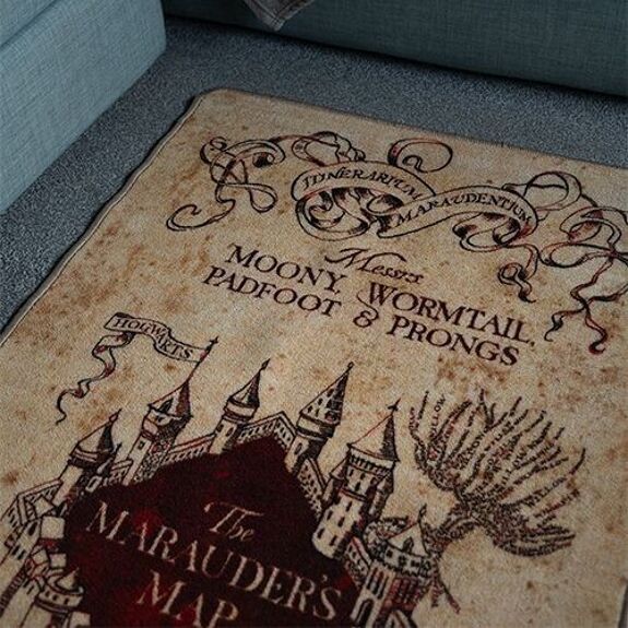 Harry Potter The Marauders Map Rug