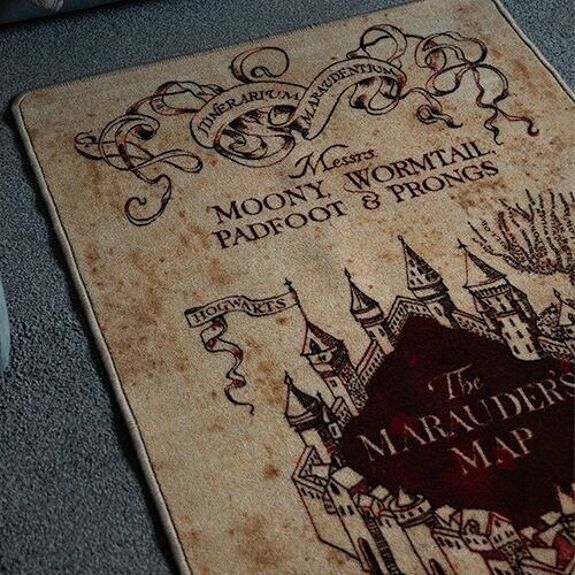 Harry Potter The Marauders Map Rug