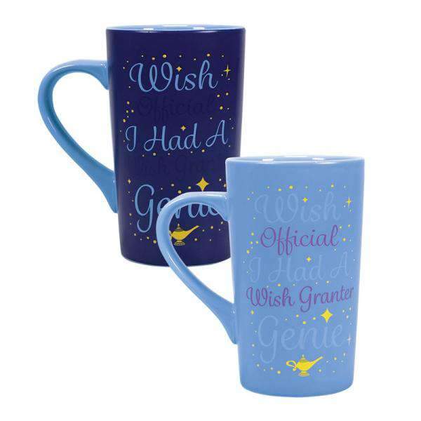 Disney Aladdin Heat Changing Latte Mug - Aladdin & Genie - Olleke Wizarding Shop Amsterdam Brugge London