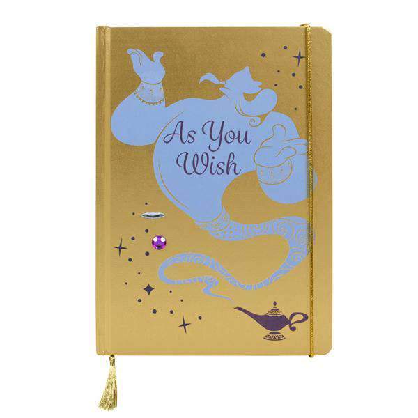 Disney Aladdin Notebook- Genie As You Wish - Olleke Wizarding Shop Amsterdam Brugge London