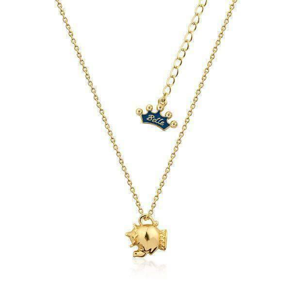 Kids Disney Beauty and the Beast Mrs Potts Necklace - Olleke Wizarding Shop Amsterdam Brugge London