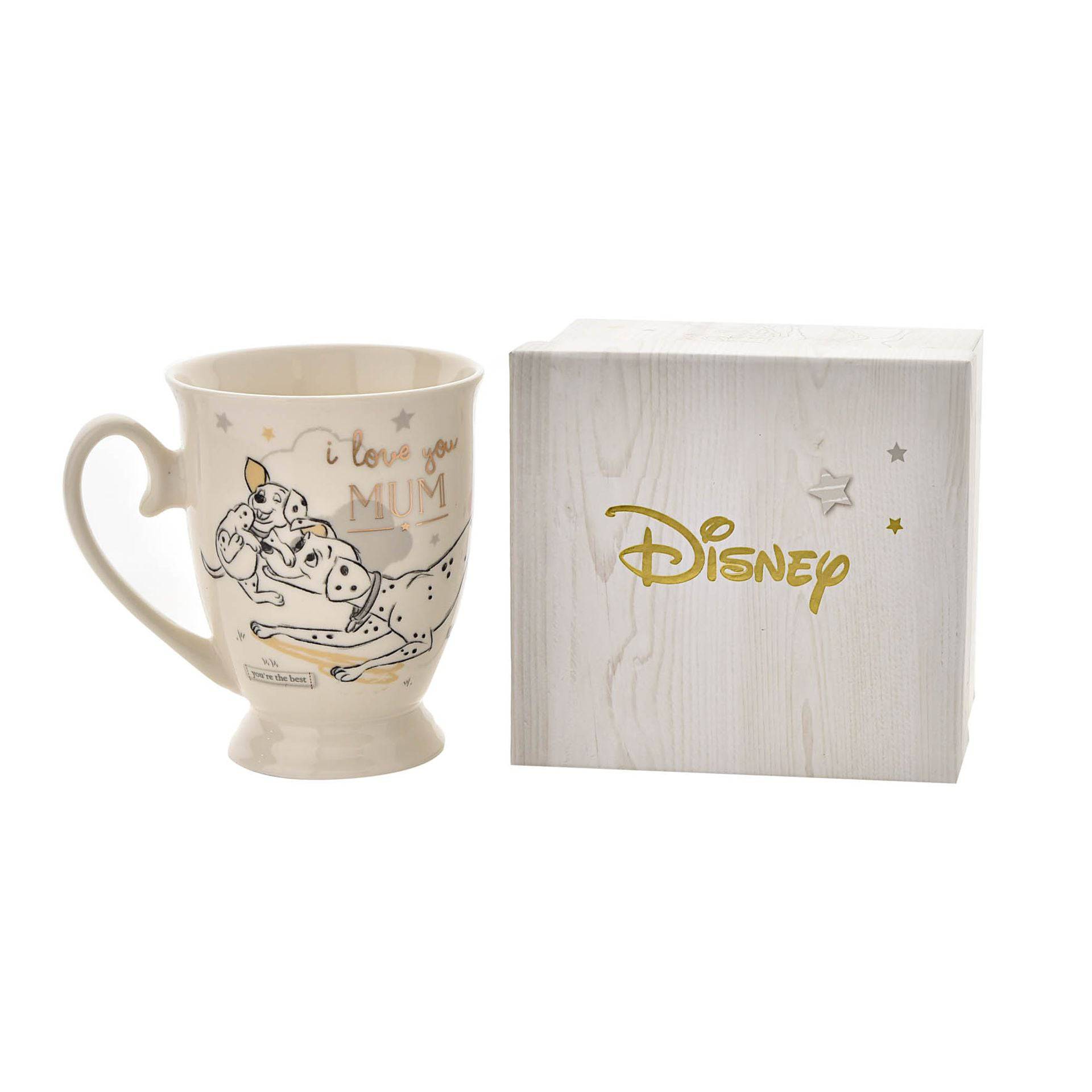 Disney Dalmatian Mug - I Love You Mum - Olleke Wizarding Shop Amsterdam Brugge London