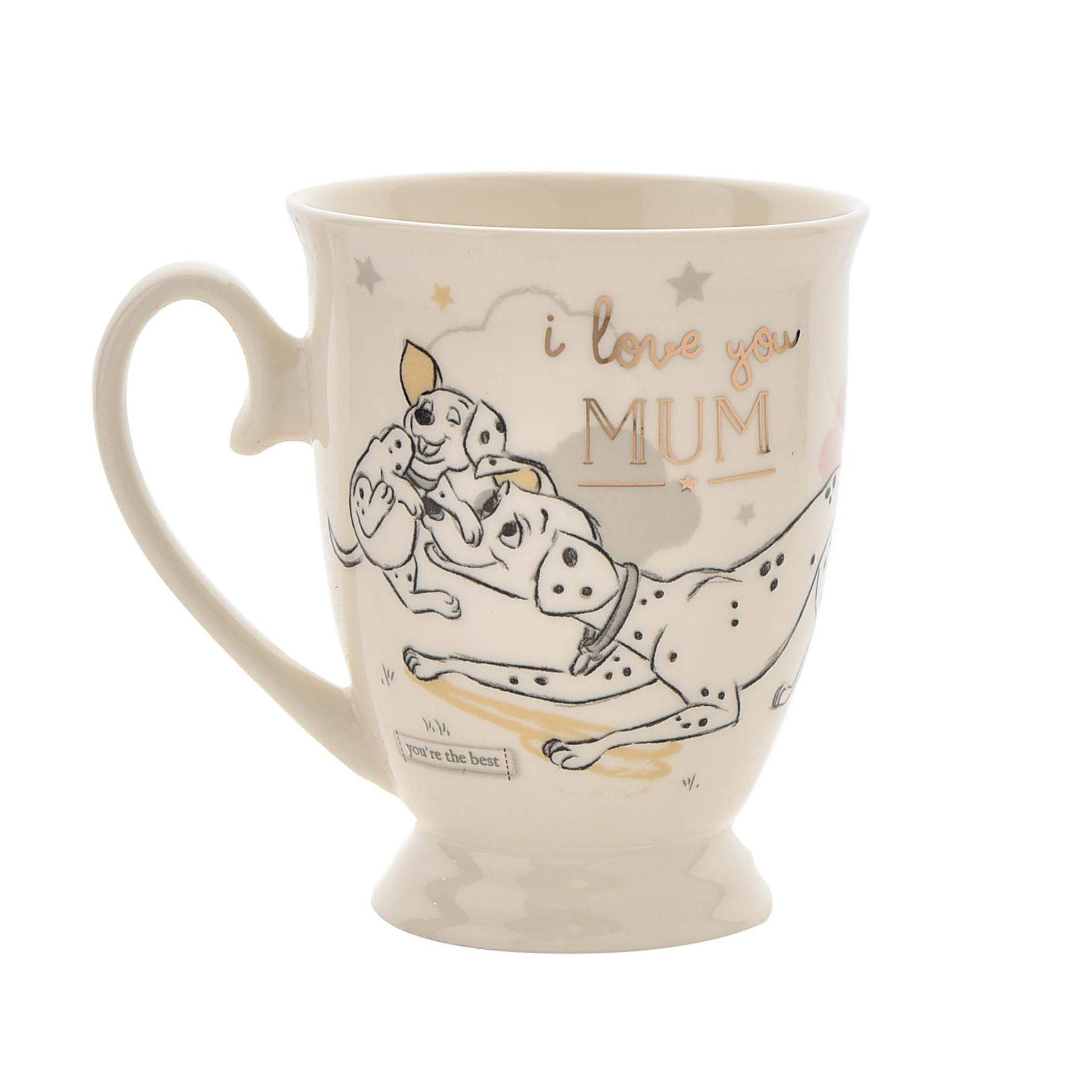 Disney Dalmatian Mug - I Love You Mum - Olleke Wizarding Shop Amsterdam Brugge London