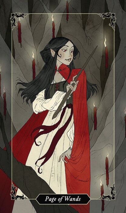 Dark Wood tarot Mini cards - Olleke Wizarding Shop Amsterdam