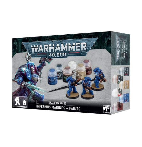 Space Marines : Infernus Marines + Set de peintures