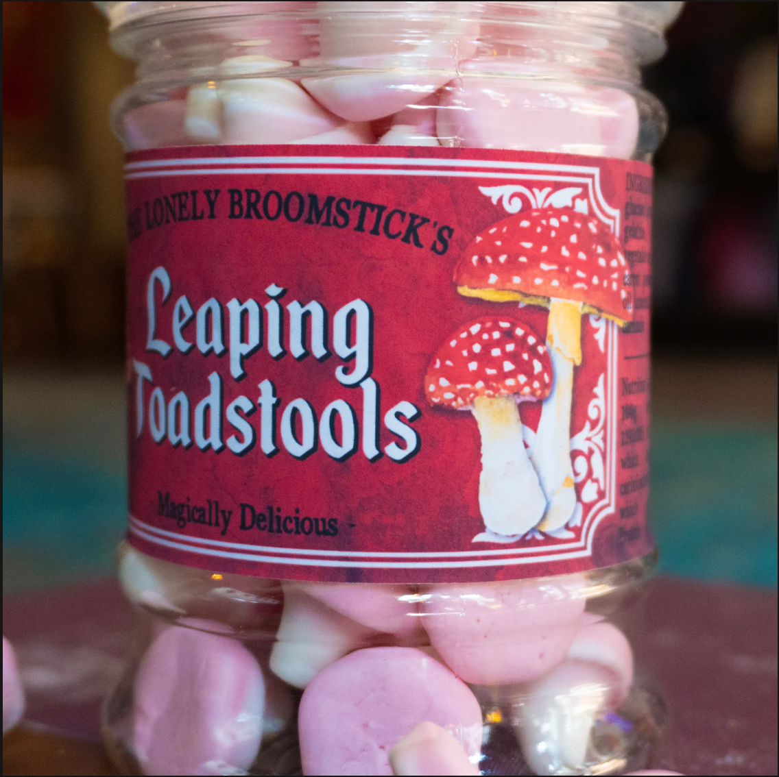 Leaping Toadstools Jar