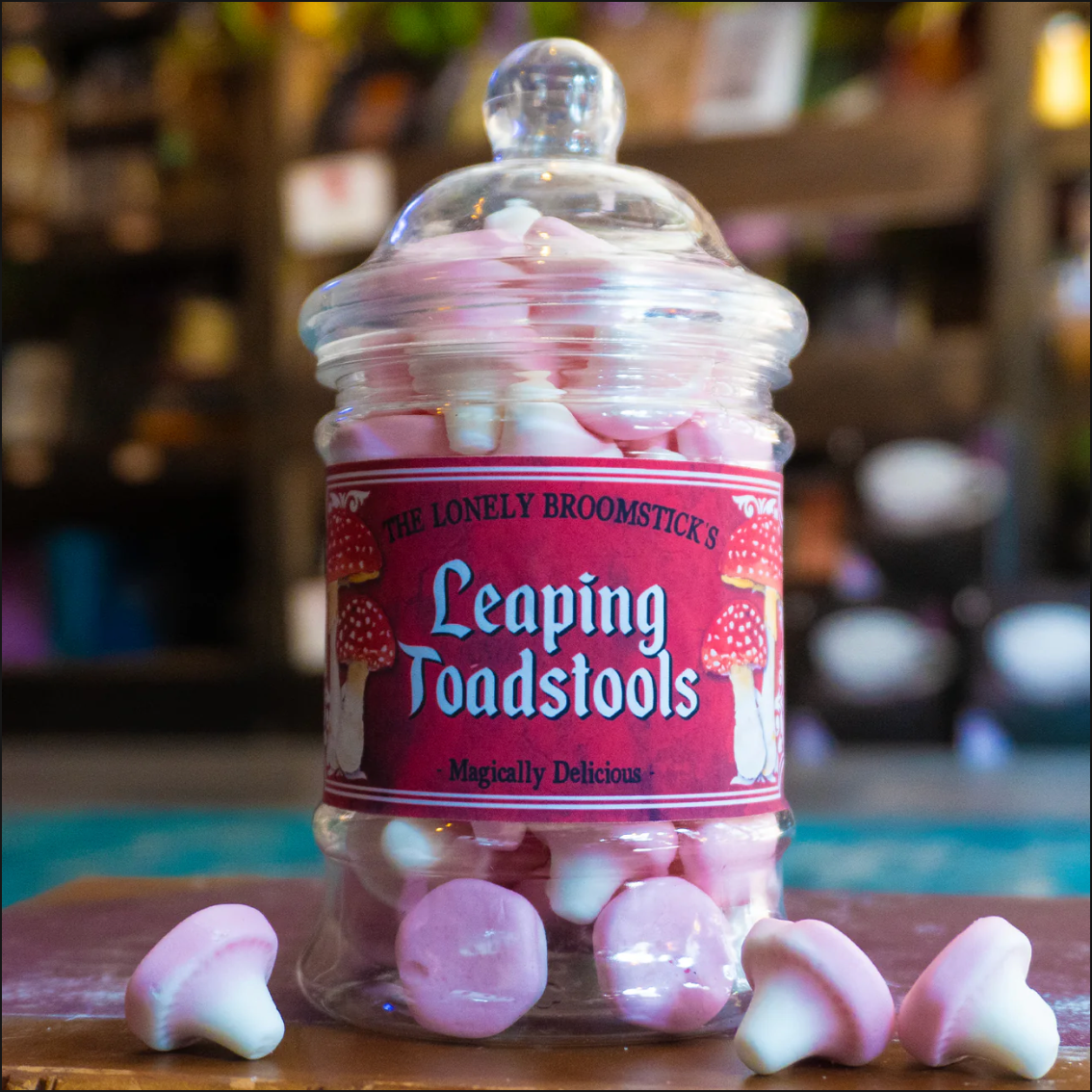 Leaping Toadstools Jar