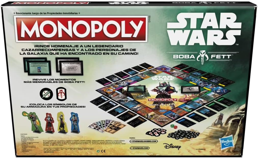 Monopoly Boba Fett de Disney Star Wars