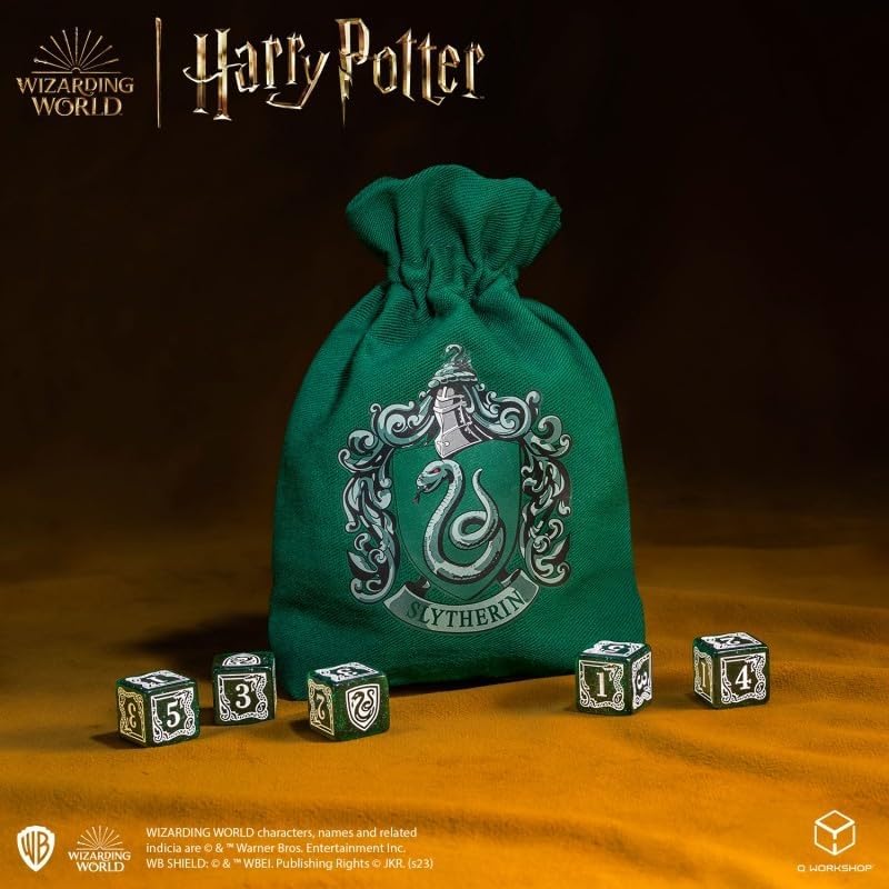 Harry Potter Slytherin Dice & Pouch