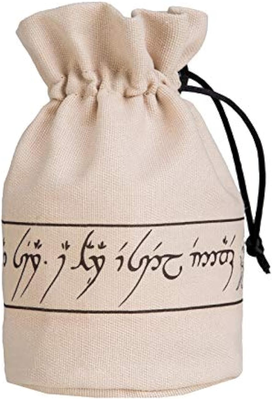 Elvish Beige & black Dice Pouch, Olleke Wizarding Shop Amsterdam Brugge London