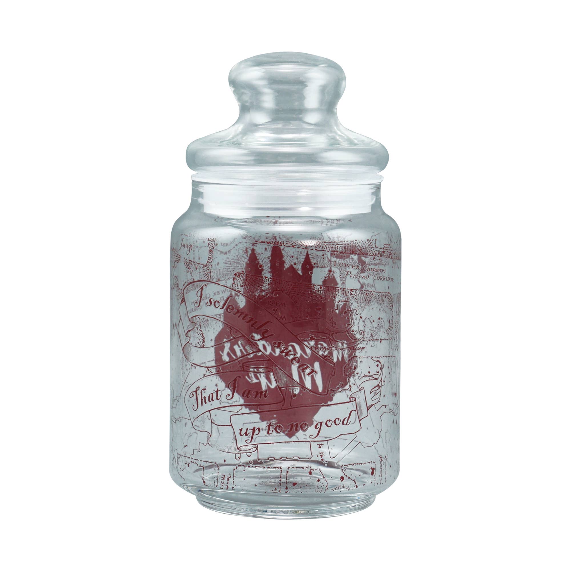 Harry Potter Marauder's Map Glass Jar