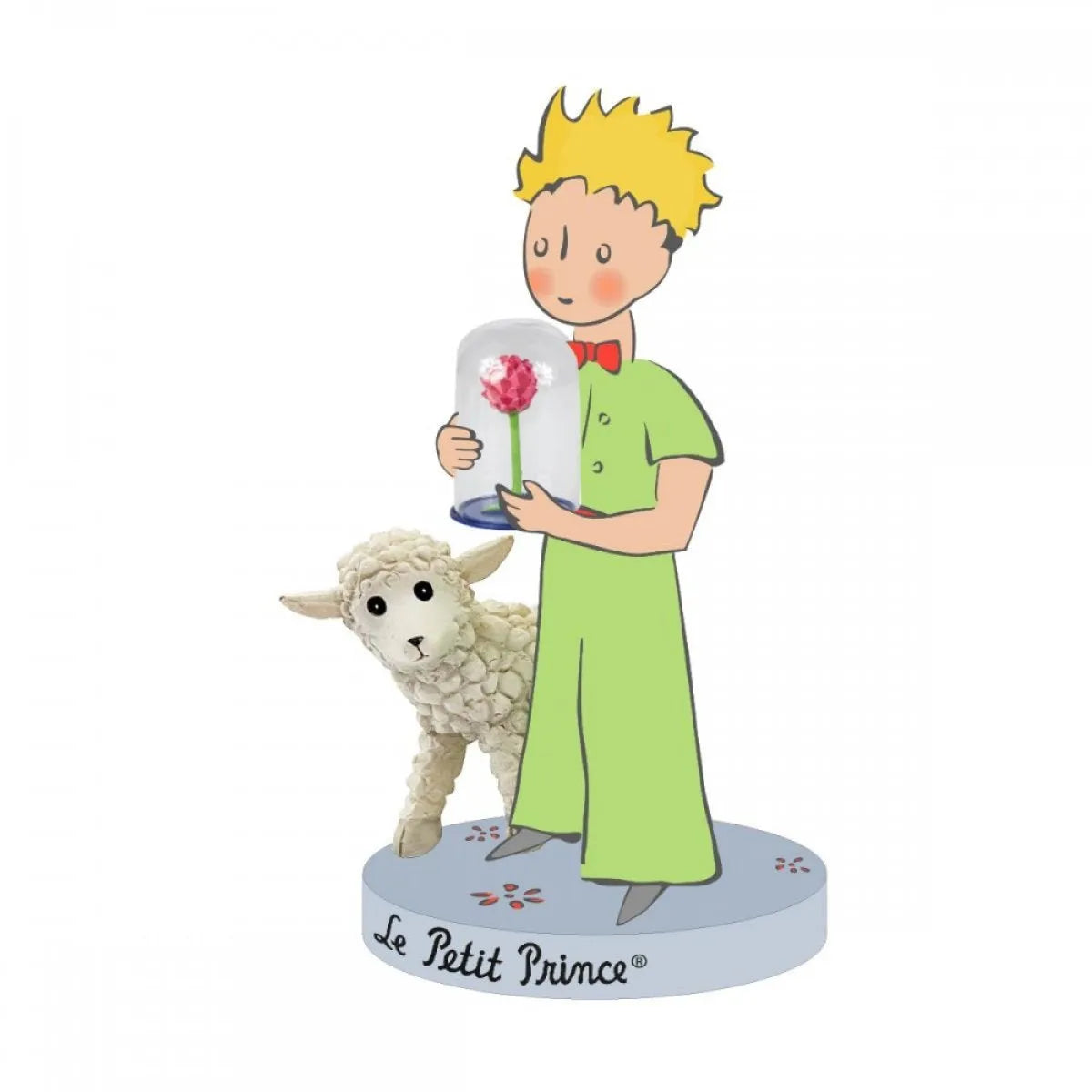 Little Prince figurine with rose