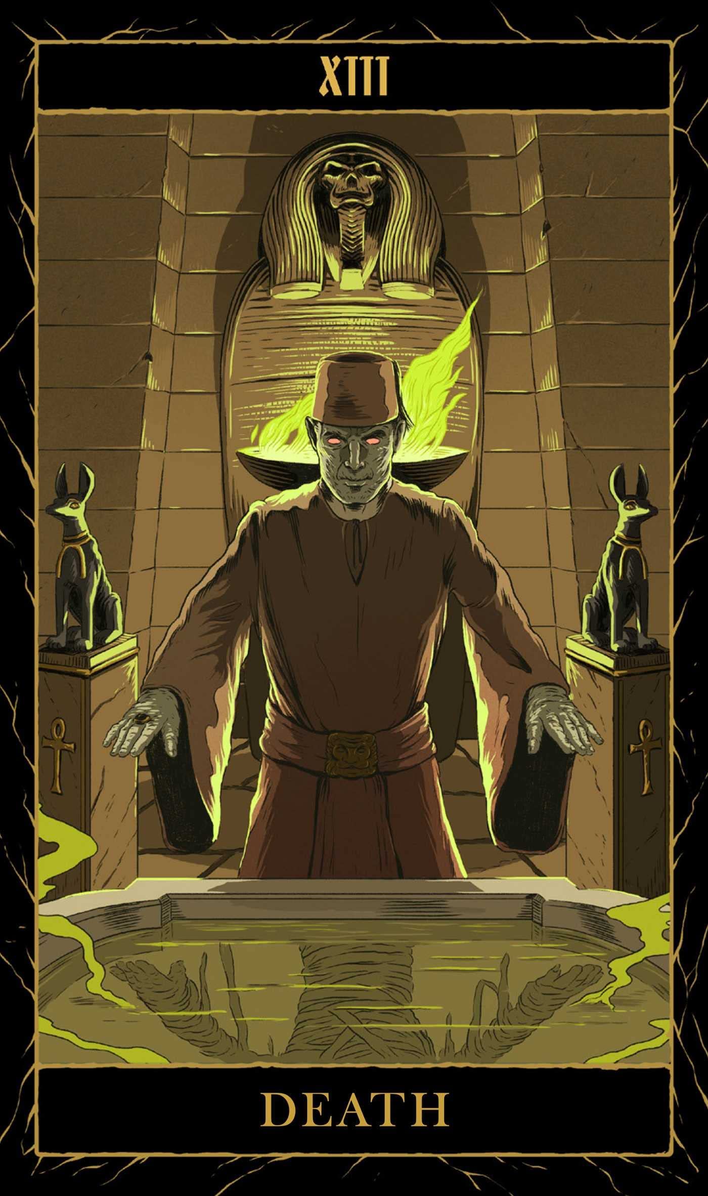 Jeu de tarot et guide Universal Monsters