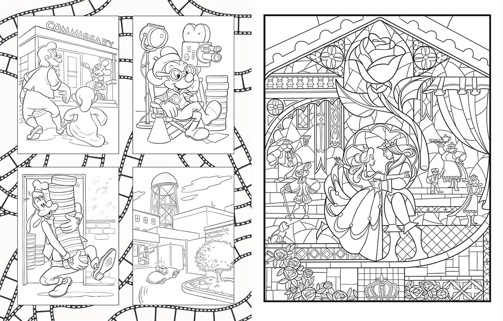 Livre de coloriage Disney 100 ans d'émerveillement