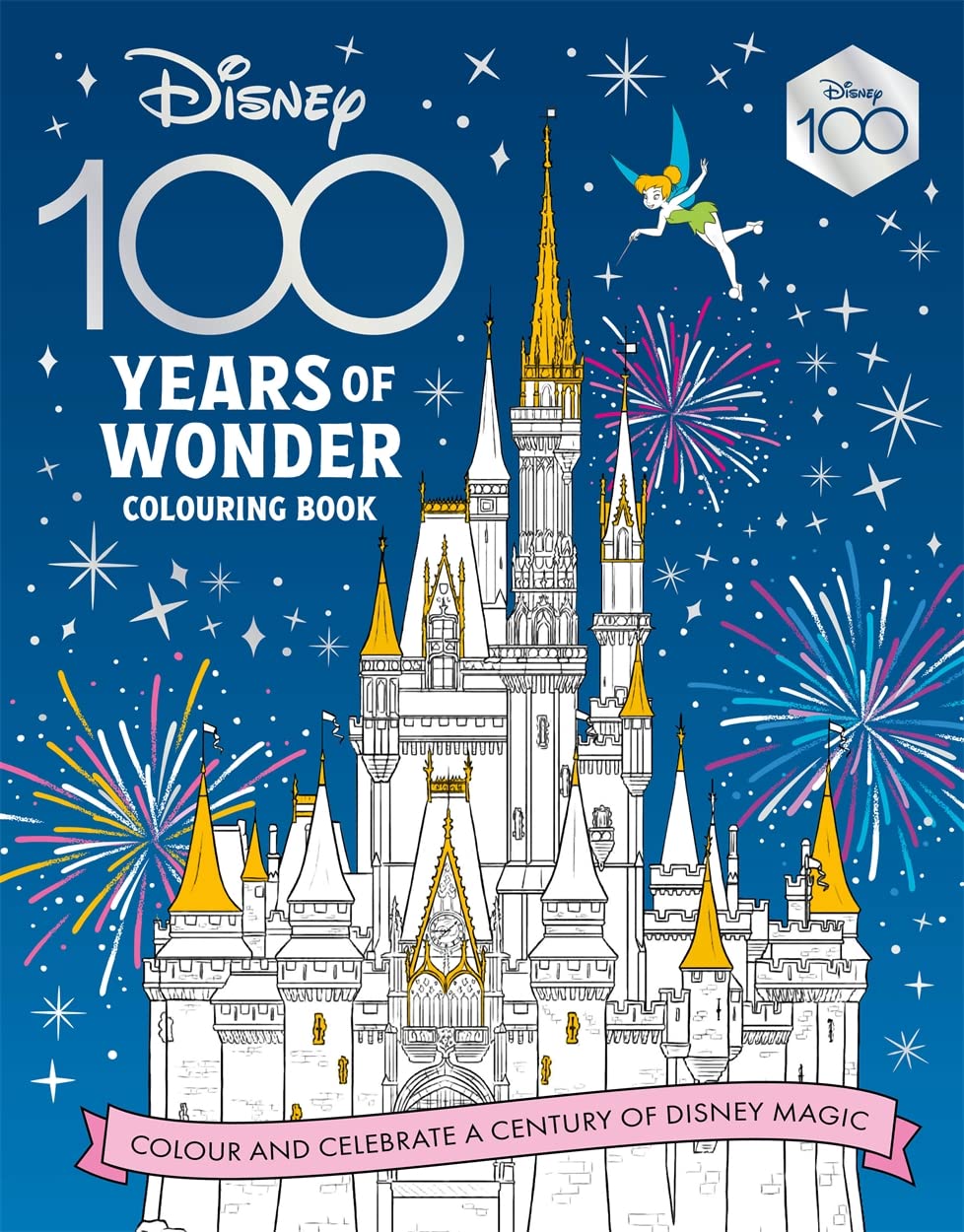 Livre de coloriage Disney 100 ans d'émerveillement