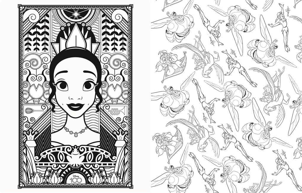 Disney 100 Years of Wonder Colouring Book