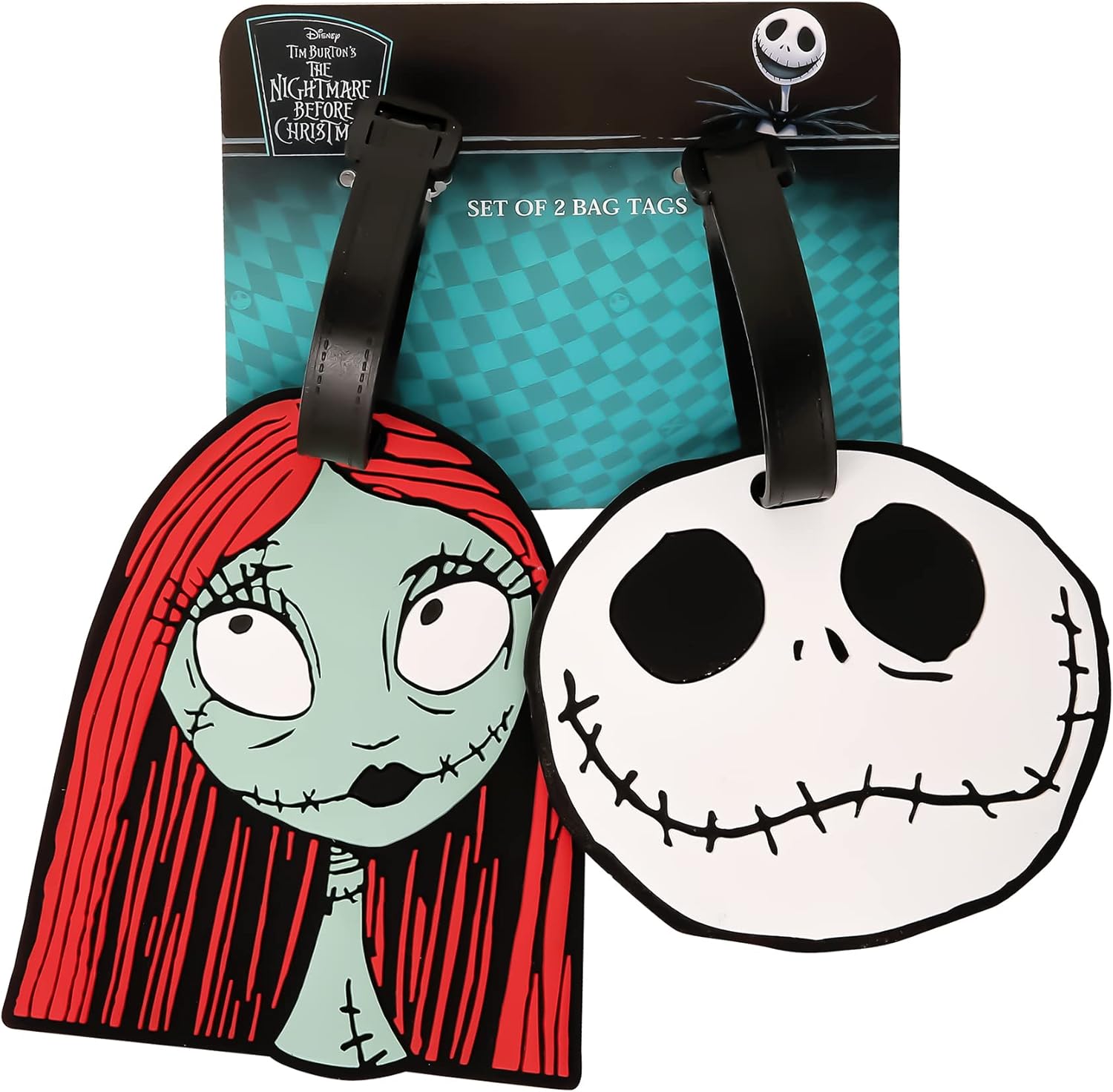 Disney The Nightmare Christmas 2 Piece Luggage Tag Set