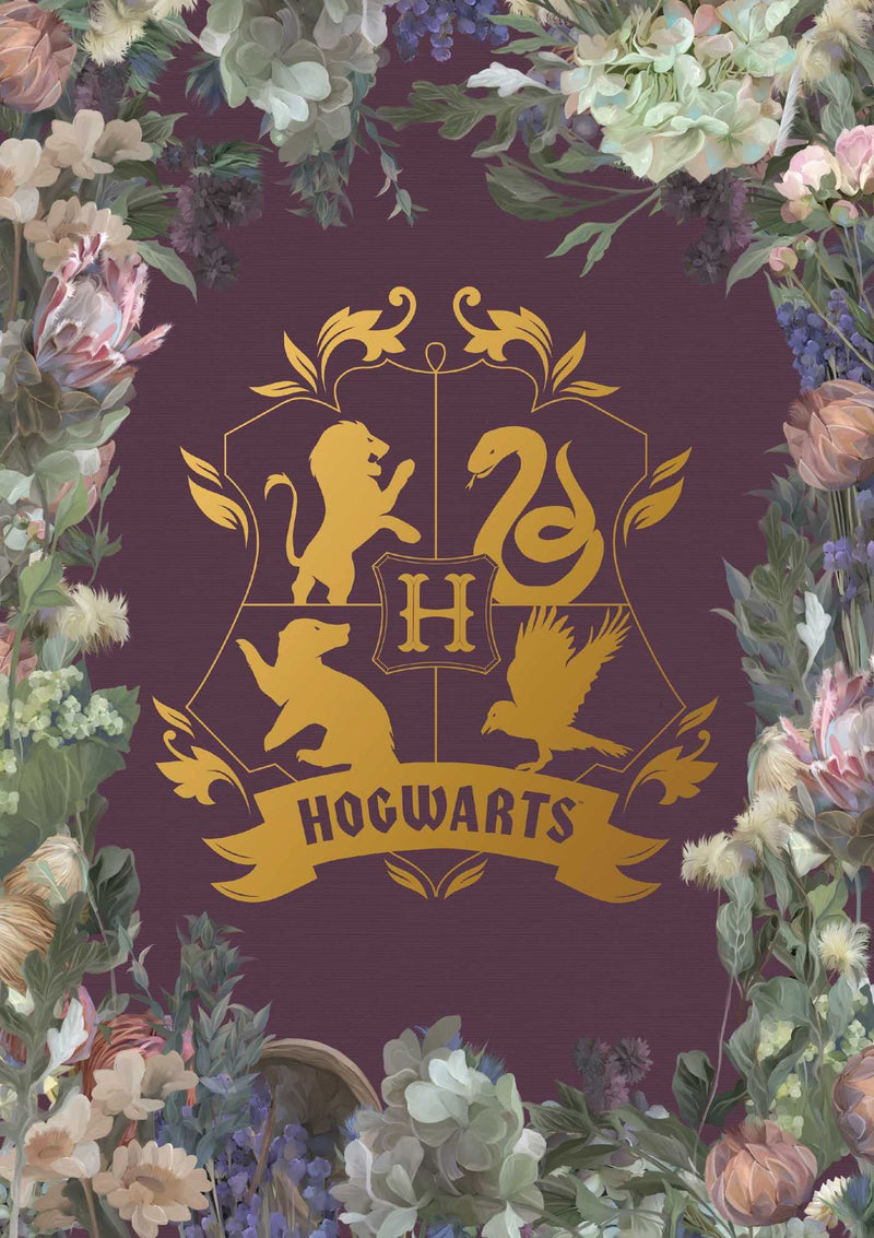 Harry Potter Herbology Floral Stainless Steel Water Bottle