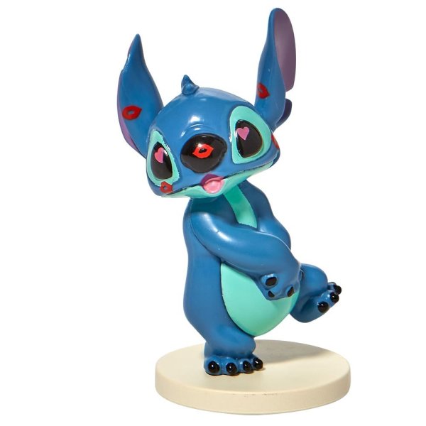 Mini figurine Stitch couverte de baisers