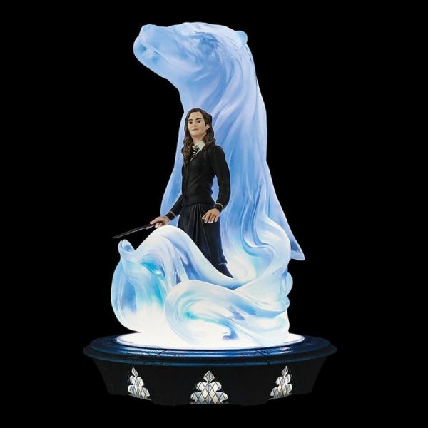 Figurine Hermione et Patronus par le monde magique d'Harry Potter